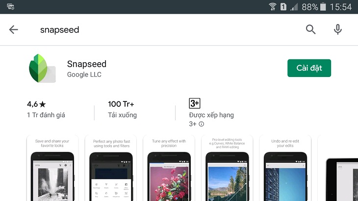Ứng dụng Snapseed