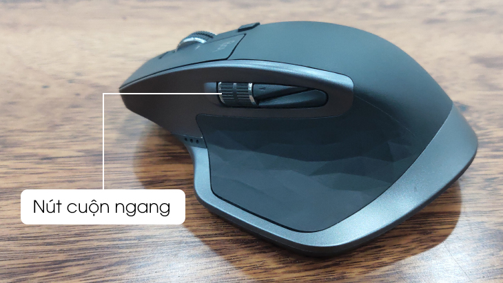 Trang bị nút cuộn ngang đầy tiện lợi - Chuột không dây Logitech MX Master 2S Đen