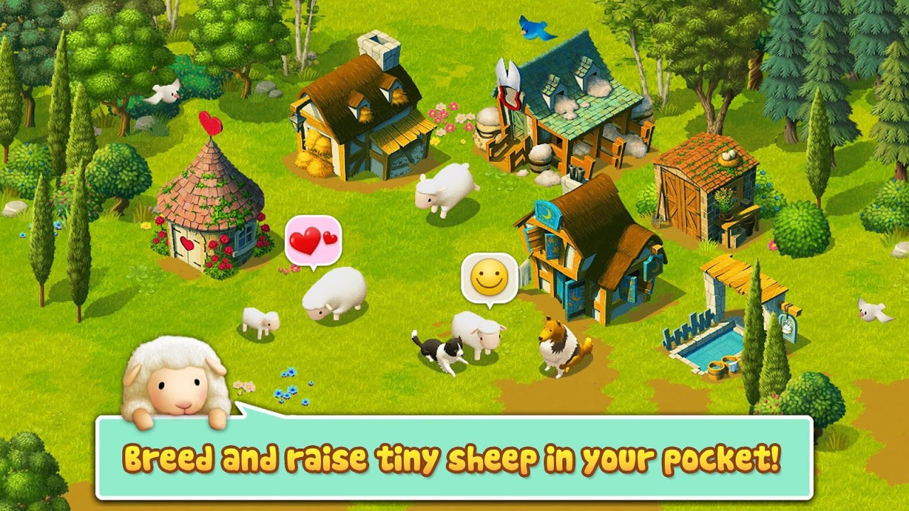 Game Tiny Sheep có giao diện hoạt họa đáng yêu, dễ dùng