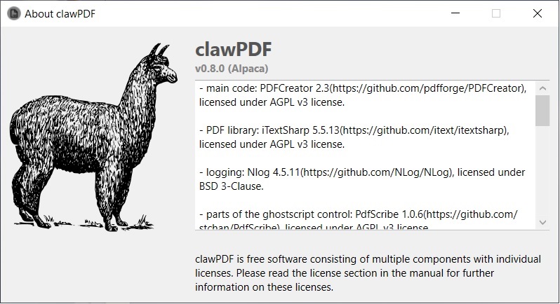 clawPDF