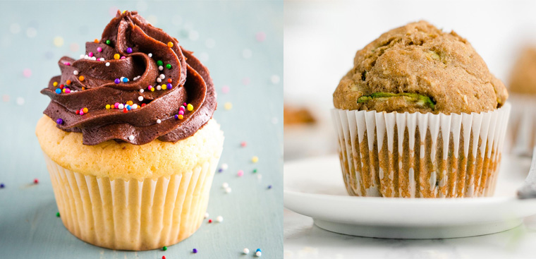 Cách phân biệt bánh muffin và bánh cupcake