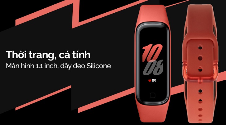 Vòng tay thông minh Samsung Galaxy Fit2 đỏ