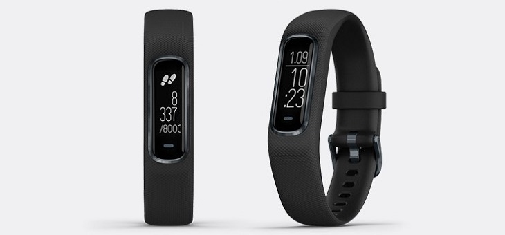 Vòng đeo tay thông minh Garmin Vivosmart 4 dây silicone