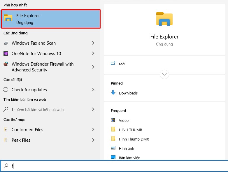 Bạn click chuột phải vào biểu tượng Windows ở góc bên trái. Sau đó chọn File Explorer.