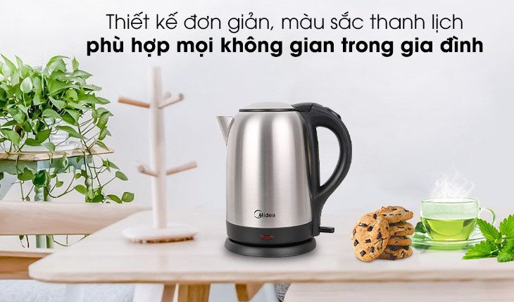 Bình đun siêu tốc Midea 1.7 lít MK-17SS