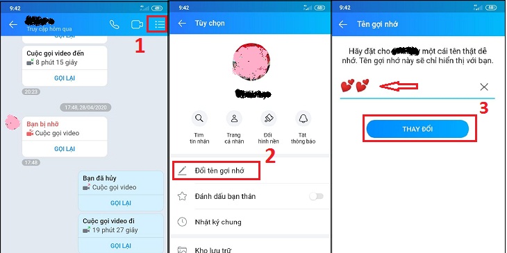 Cách đổi tên gợi nhớ trên Zalo