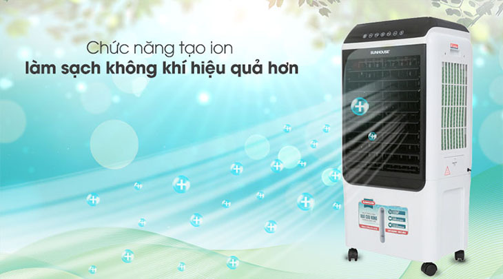 Chức năng tạo ion lọc không khí giúp không khí trong lành