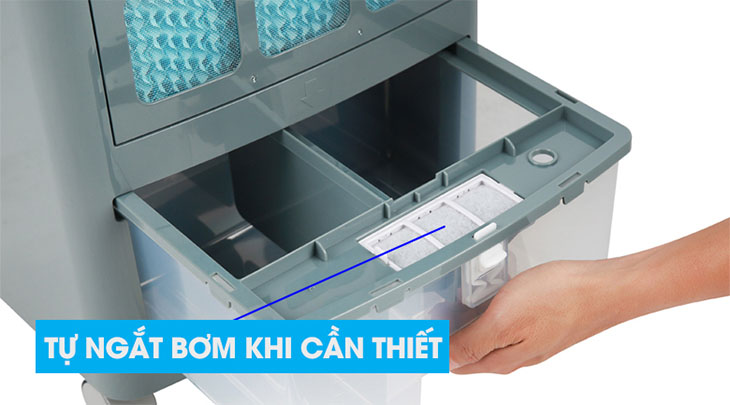 Chức năng tự ngắt bơm khi cạn nước giúp đảm bảo an toàn trong quá trình sử dụng