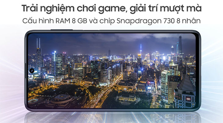 Galaxy M51 sở hữu chip Snapdragon 730 8 nhân cho hiệu năng mạnh mẽ, ổn định