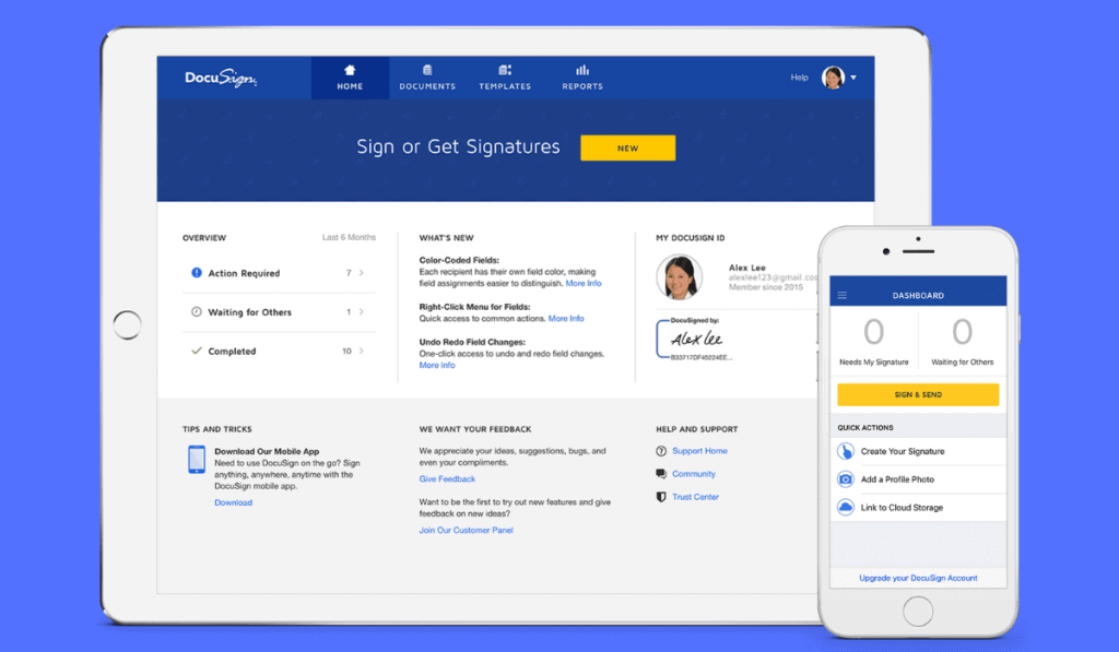 DocuSign eSignature: Phần mềm chữ ký điện tử