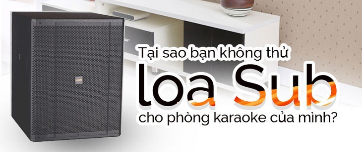 Vì sao lại cần loa sub trong dàn karaoke?