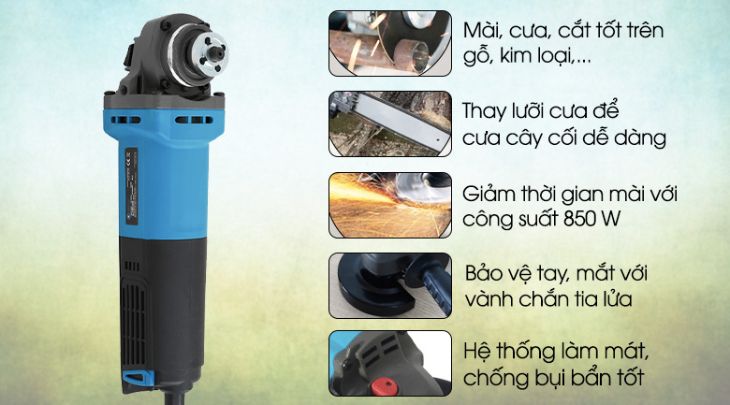 Máy mài góc Makita 9553NB 710W