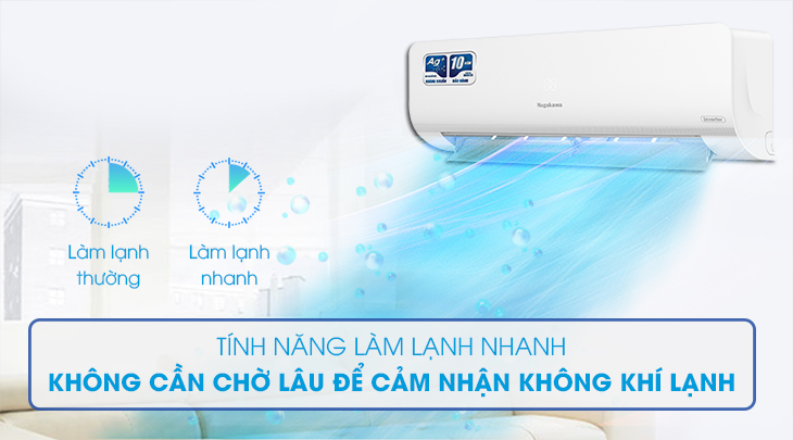 Những công nghệ và tiện ích nổi bật trên máy lạnh Nagakawa