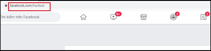 Truy cập vào đường link https://www.facebook.com/hacked
