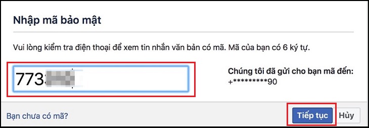 Kiểm tra và lấy lại mật mã bảo mật