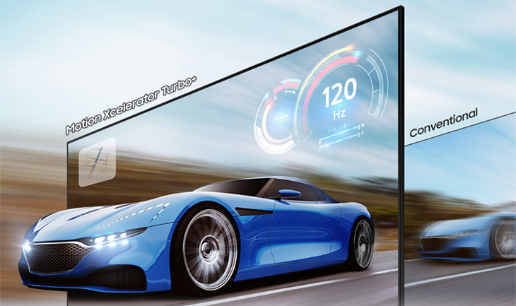 Các công nghệ hình ảnh tivi Samsung 2021 - Công nghệ Motion Xcelerator Turbo+