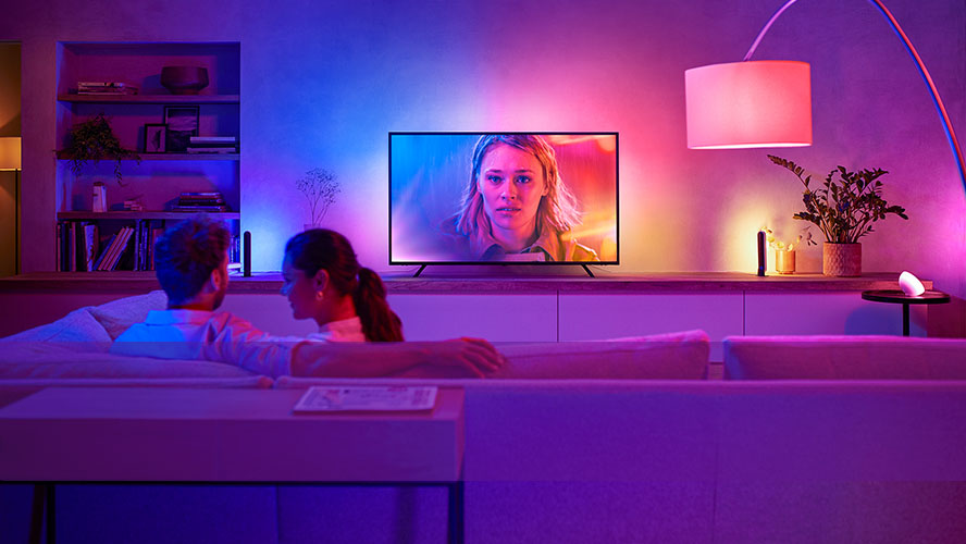 Đèn Philips Hue thể hiện sự hiện đại, sang trọng