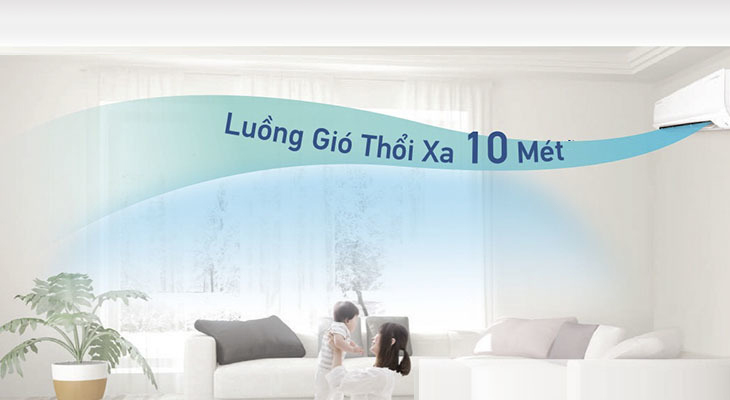 Làm lạnh mọi khu vực trong phòng