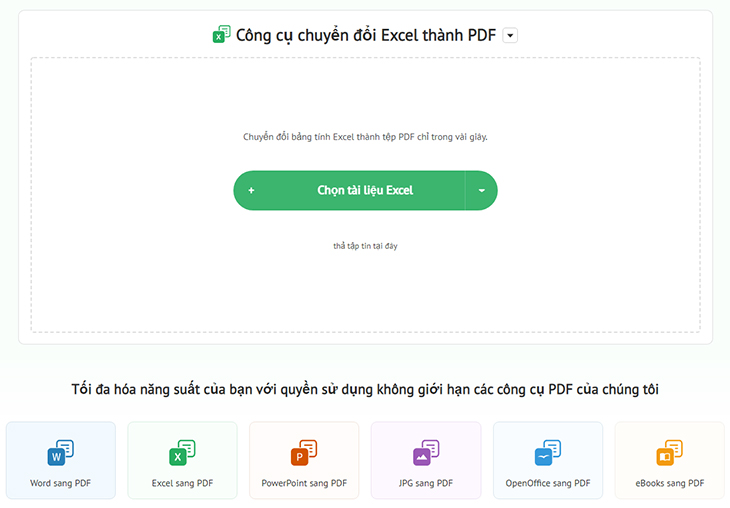 Giao diện PDF Converter