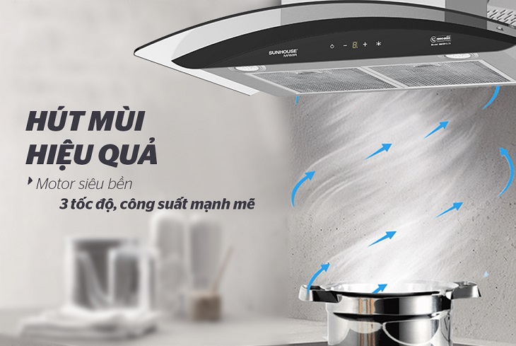 Cấu tạo và nguyên lý hoạt động của máy hút mùi than hoạt tính