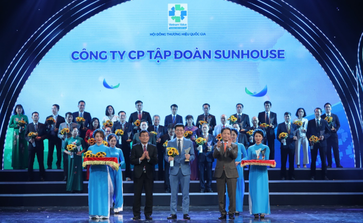 Công ty cổ phần Tập đoàn SUNHOUSE nhận giải thưởng Thương hiệu quốc gia 2020