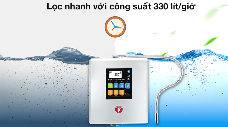 Fuji Smart i9 có khả năng lọc nhanh, đáp ứng nhu cầu sử dụng