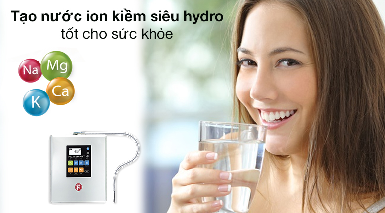 Máy lọc nước sử dụng công nghệ điện giải Siêu Hydro 