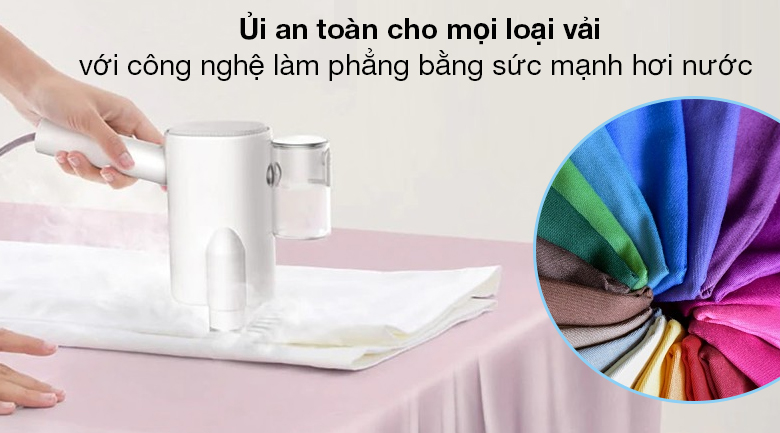 Bàn ủi Deerma an toàn cho mọi loại vải