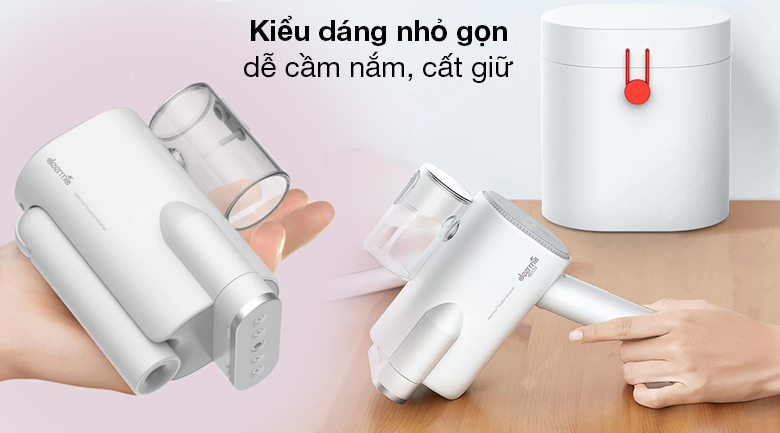 Bàn ủi có thiết kế tay cầm gọn nhẹ, dễ dàng thao tác chỉ với một tay