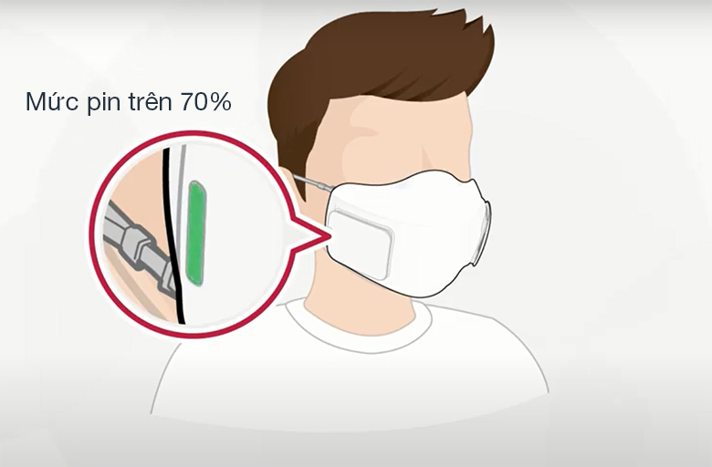 Pin trên 70%