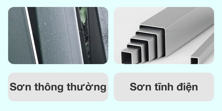 Sơn tĩnh điện là gì? Ứng dụng, lợi ích trong cuộc sống - Phân biệt sơn tĩnh điện và sơn thường 