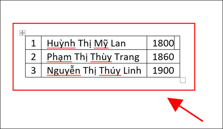 Hoàn thành phân tách dấu phẩy thành bảng văn bản