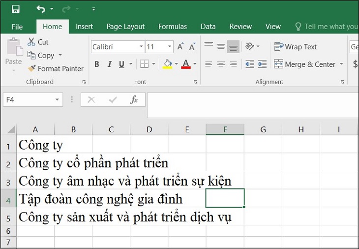 Tính năng AutoFit giúp điều chỉnh độ rộng các cột Excel vừa với nội dung bên trong