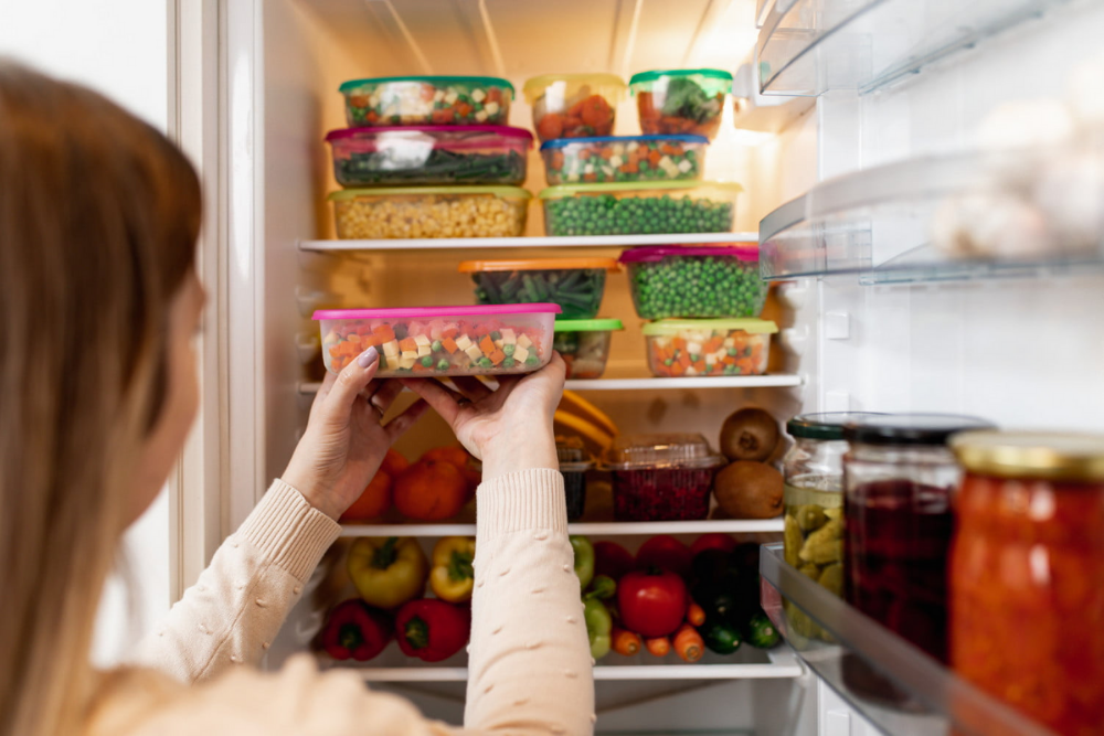Đảm bảo thực phẩm được bọc kín khi cho vào tủ