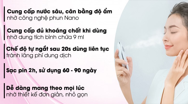 Máy xịt dưỡng ẩm Nano Lifetrons NS-400