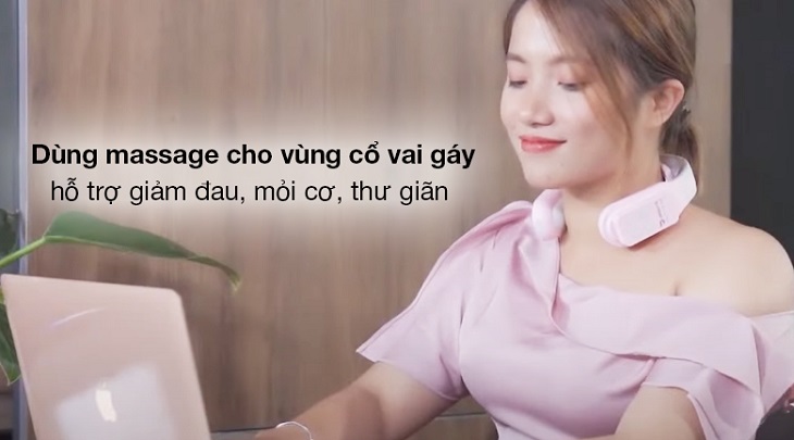 Máy massage cổ vai gáy giúp giảm stress hiệu quả