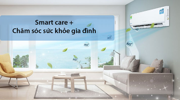 Tính năng Smart care + trên máy lạnh Funiki giúp chăm sóc sức khỏe gia đình