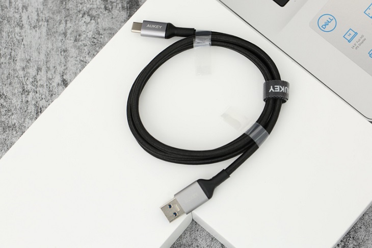 Cáp USB Type-C 1 m AUKEY CB-CD2 Xám