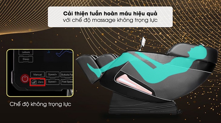 Nên thả lỏng cơ thể khi nằm trên ghế massage cao cấp Airbike sport MK-327 để nâng cao hiệu quả massage