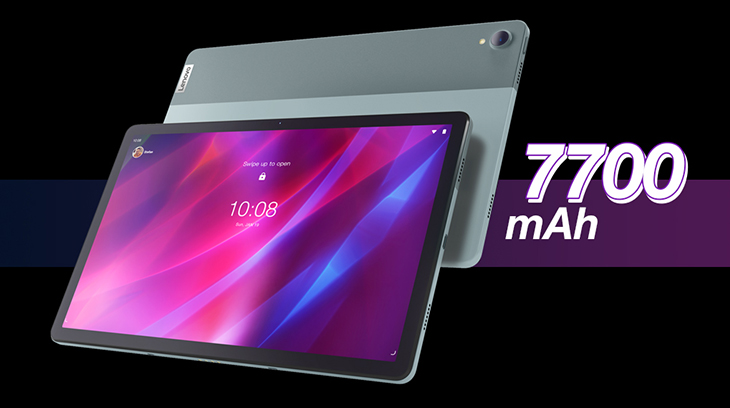 Máy tính bảng Lenovo Tab P11 Plus có dung lượng pin lớn, đáp ứng nhu cầu làm việc ngày dài của bạn