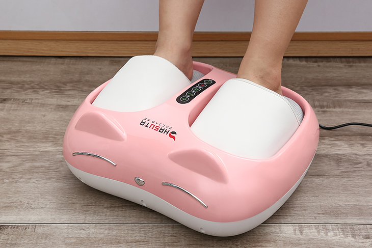 Máy massage chân HASUTA HMF-250 Hồng giúp giảm đau nhức, căng cơ