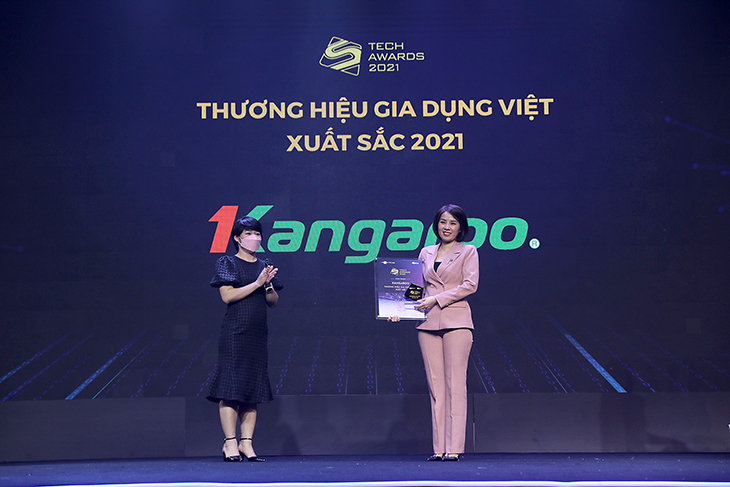 Kangaroo nhận giải thương hiệu gia dụng Việt xuất sắc năm 2021