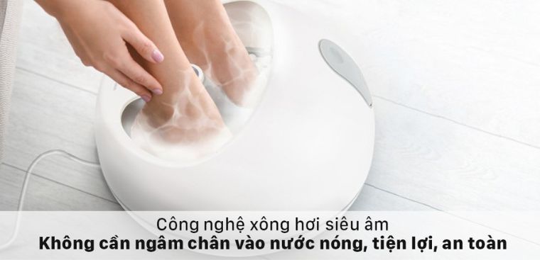 Bồn ngâm massage xông hơi chân Rio FTBH9 sử dụng công nghệ hiện đại, thả lỏng đôi chân sau một ngày mệt mỏi