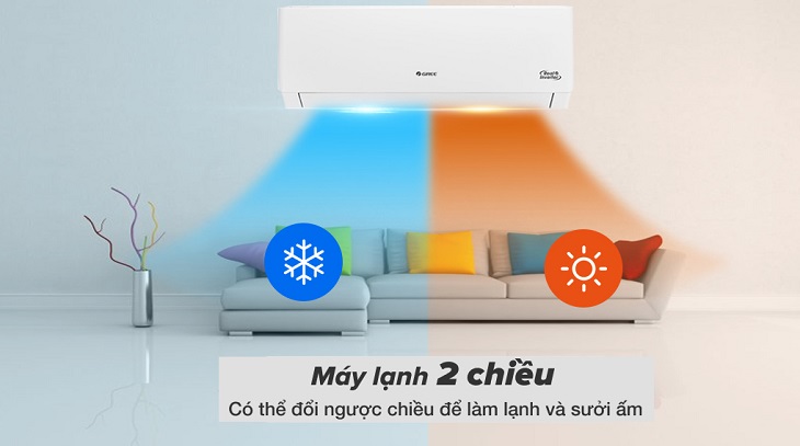 Máy lạnh 2 chiều Gree 2.5 HP GWH24PD-K6D1P4 mang đến những trải nghiệm tuyệt vời trong quá trình sử dụng