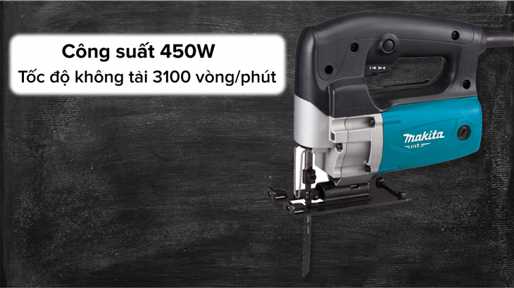 Máy cưa lọng Makita M4302B 450W có thể thao tác được trên nhiều vật liệu khác nhau