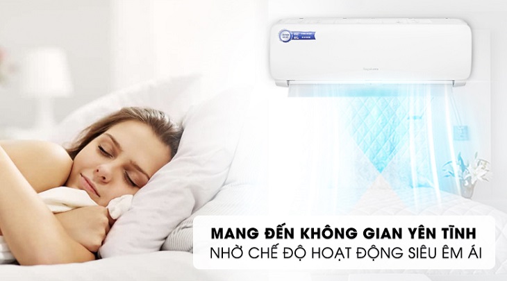 Chế độ hoạt siêu tĩnh lặng Quiet mang đến không gian yên tĩnh, thoải mái cho người dùng