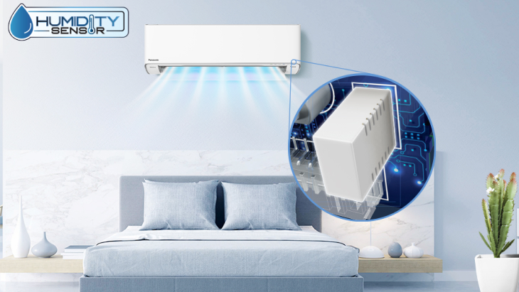 Công hệ hút ẩm Humidity Sensor điều chỉnh độ ẩm xuống dưới 60%