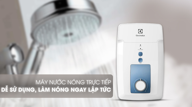 Máy nước nóng trực tiếp Electrolux 4500W EWE451GX-DWB chuyển nước lạnh thành nước nóng nhanh chóng