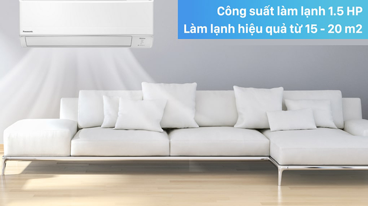 Công suất làm lạnh đa dạng phù hợp nhiều không gian khác nhau