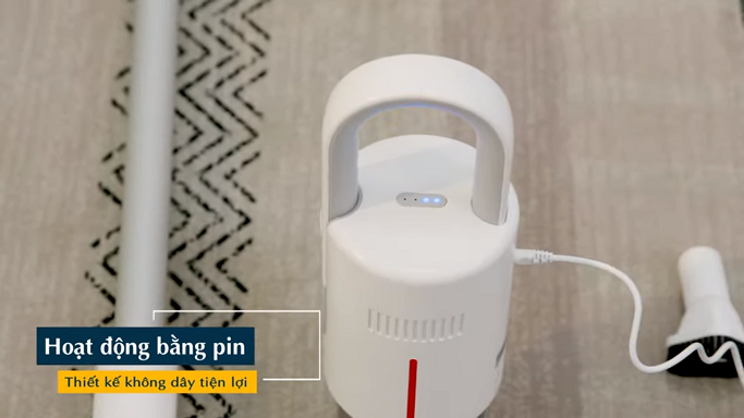 Đèn báo dung lượng pin tiện quan sát khi sử dụng